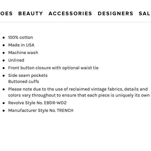 🆕EB DENIM KLIED DENIM BELTED TRENCH PATCHWORK BUTTON UP LONG SLEEVE MINI DRESS - Picture 7 of 7